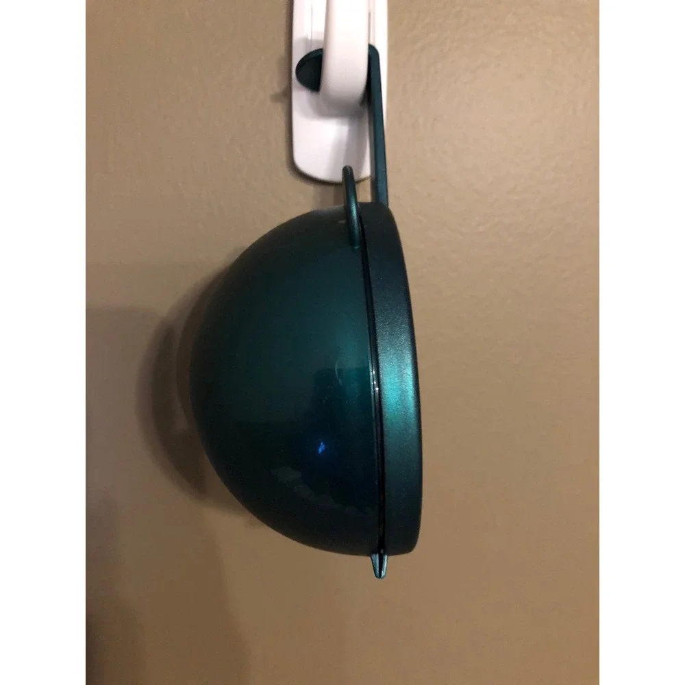 Vintage Tupperware Forget-Me-Not Hanging Onion Tomato Keeper Metallic Green 4518